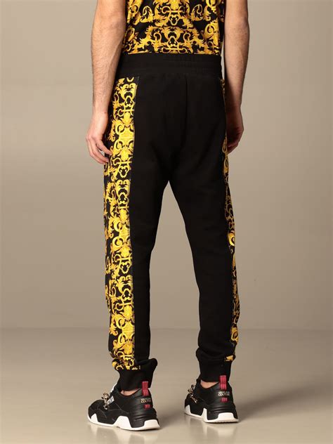 versace baroque print jogging bottoms|Versace Joggers & Leggings .